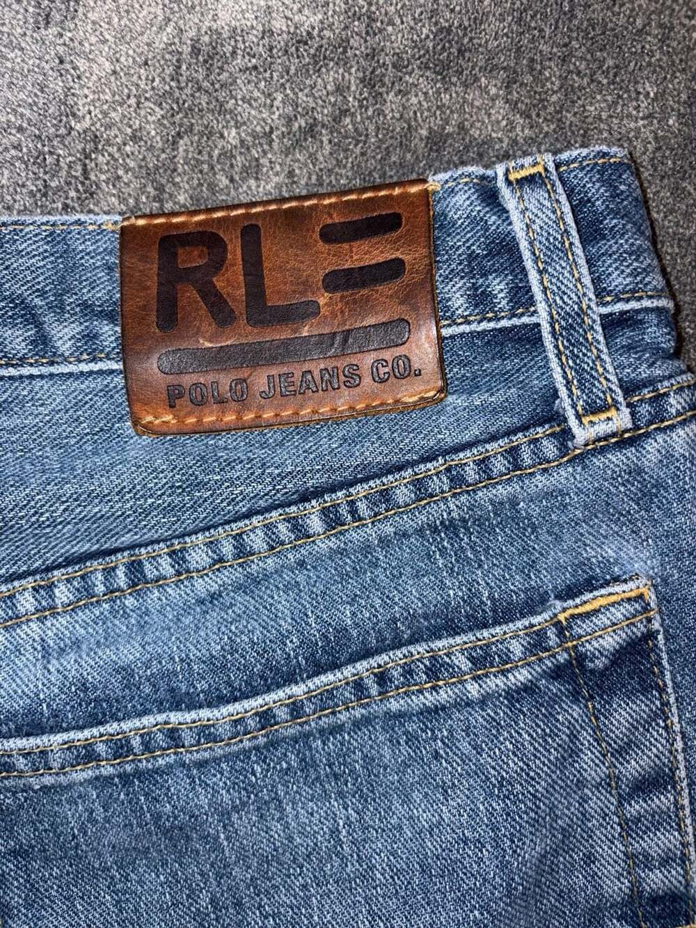 Polo Jeans Co Ralph Lauren Woodrow Jeans Size 36x32 Blue Denim